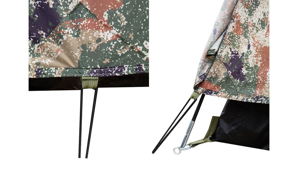 2-місний намет Tramp Hunter 2: двошаровий, камуфляжний, Кількість місць: 2, Колір: Camouflage, зображення 14