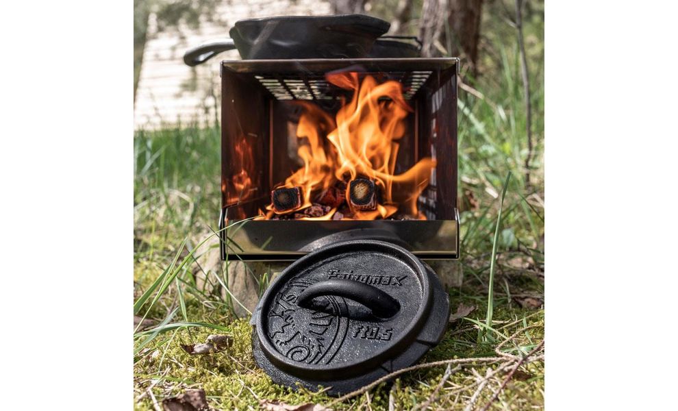 Портативна міні-пічка на дровах Petromax Pocket Stove - L, зображення 4