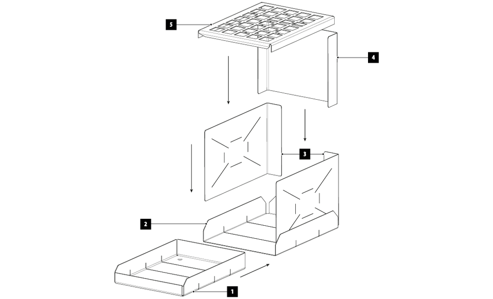 Портативна міні-пічка на дровах Petromax Pocket Stove - S, зображення 10