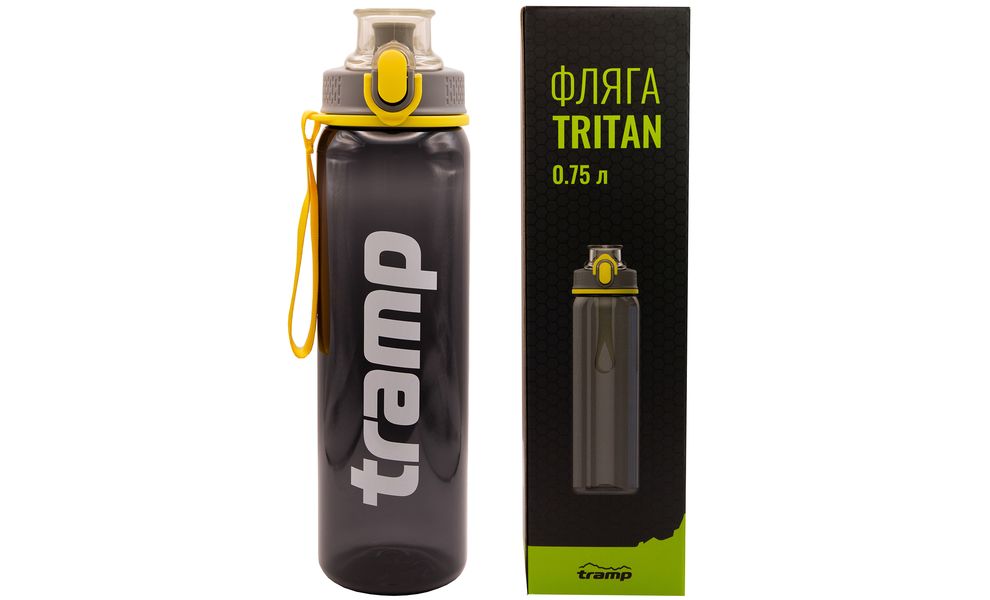 Спортивна пляшка для води з поїлкою Tramp UTRC-289 (Grey) на 750 мл, тритан, Об'єм: 750, Колір виробника: Grey, зображення 12