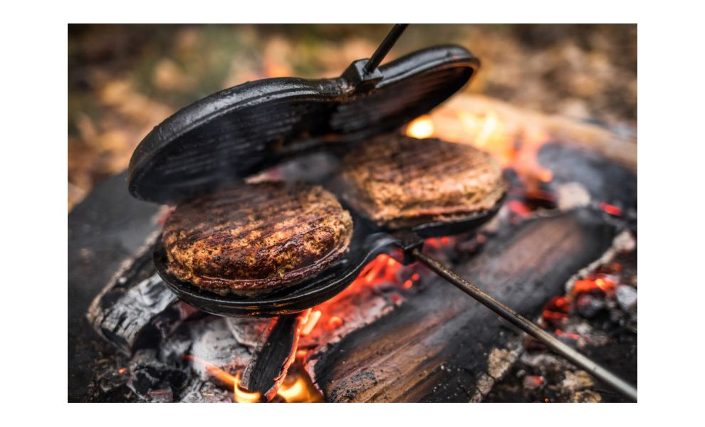 Чавунний пресc-гриль для бургерних котлет Petromax Burger Iron, зображення 6