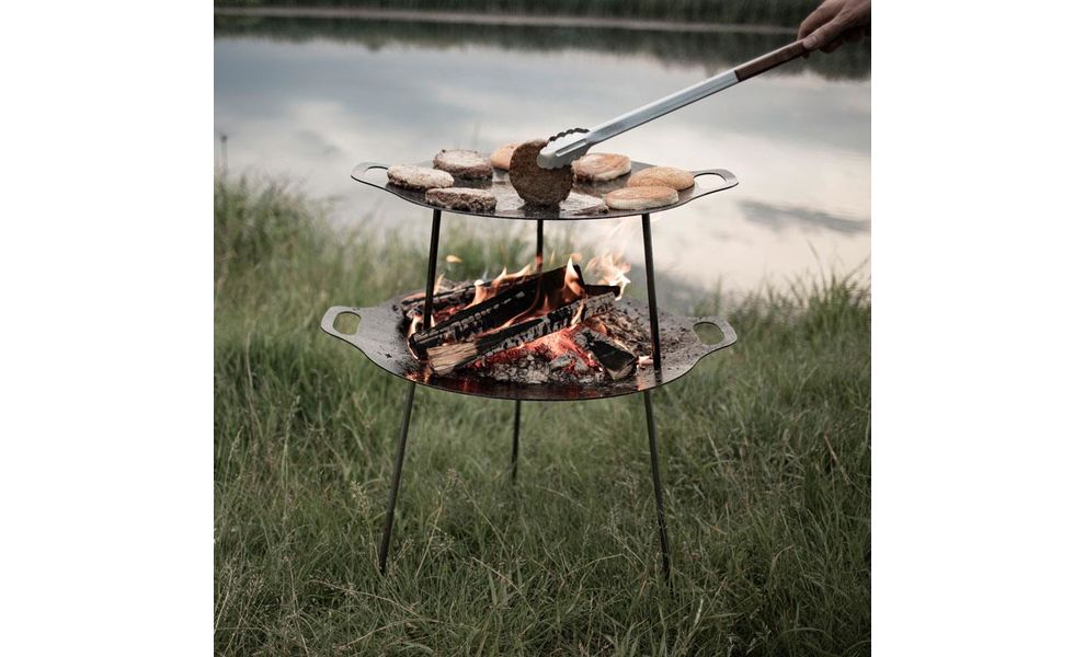 Сталева підставка для смаження та багаття 3-в-1 Petromax Griddle and Fire Bowl, Ø48 см, Різновид: Ø48 см, зображення 6