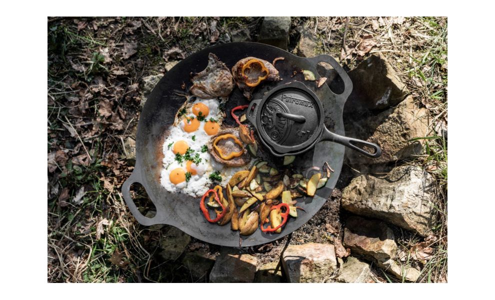 Сталева підставка для смаження та багаття 3-в-1 Petromax Griddle and Fire Bowl, Ø48 см, Різновид: Ø48 см, зображення 7