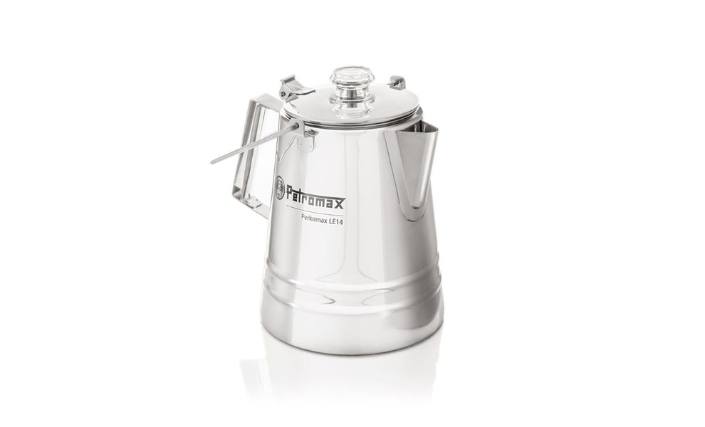 Туристична кавоварка-перколятор Petromax Perkomax на 1,5 л, нержавіюча сталь, Об'єм: 1,5, Діаметр: 16, зображення 2