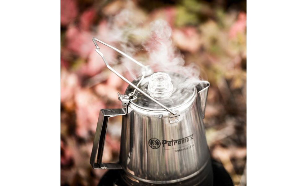 Туристична кавоварка-перколятор Petromax Perkomax на 1,5 л, нержавіюча сталь, Об'єм: 1,5, Діаметр: 16, зображення 6