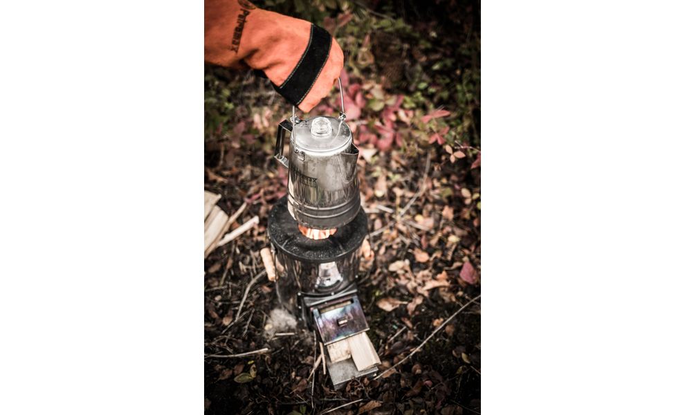 Туристична кавоварка-перколятор Petromax Perkomax на 1,5 л, нержавіюча сталь, Об'єм: 1,5, Діаметр: 16, зображення 9