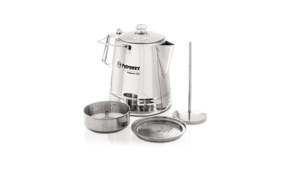 Туристична кавоварка-перколятор Petromax Perkomax на 3 л, нержавіюча сталь, Об'єм: 3, Діаметр: 22, зображення 4