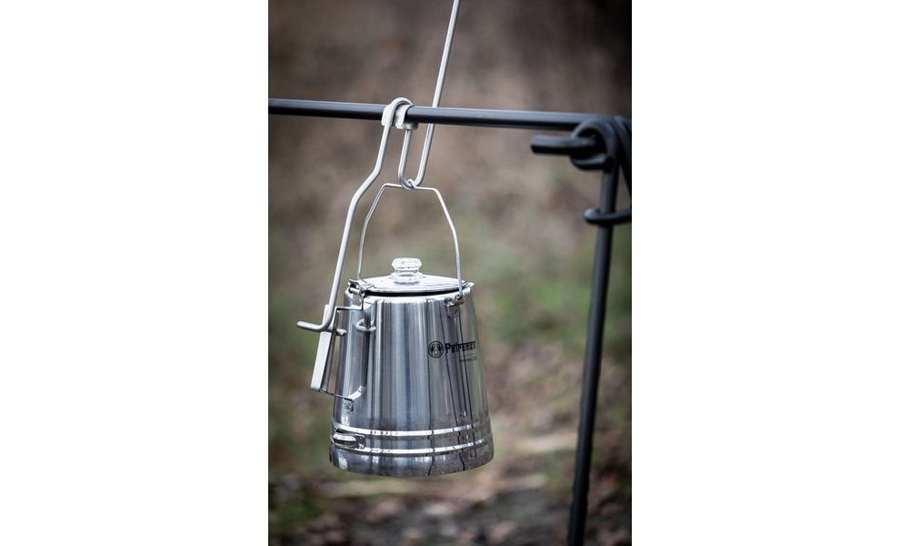 Туристична кавоварка-перколятор Petromax Perkomax на 3 л, нержавіюча сталь, Об'єм: 3, Діаметр: 22, зображення 6