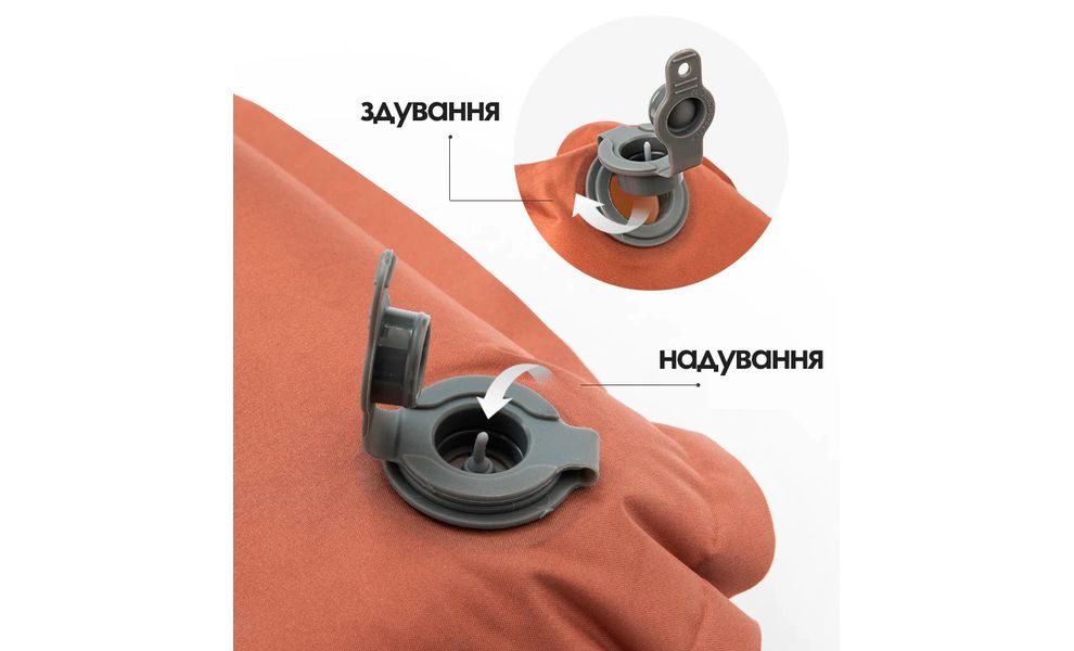 Туристична самонадувна подушка Naturehike NH21ZT001 (Almond Yellow), зображення 3