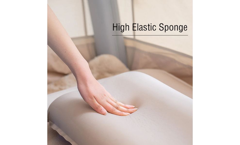 Туристична самонадувна подушка Naturehike NH21ZT001 (Almond Yellow), зображення 5