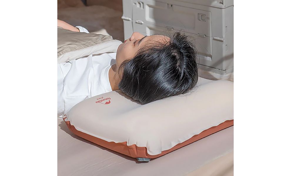 Туристична самонадувна подушка Naturehike NH21ZT001 (Almond Yellow), зображення 10