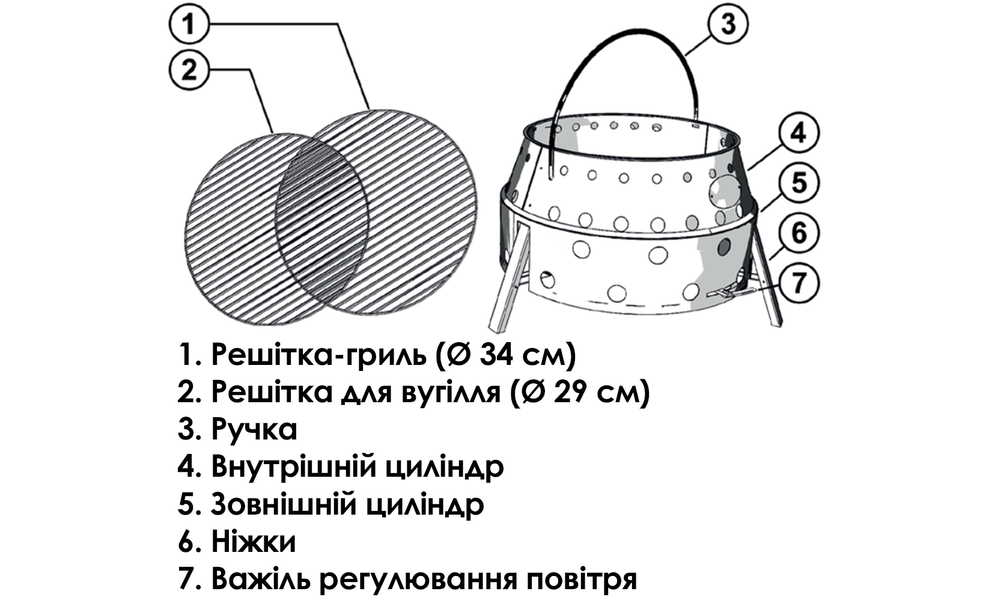 Портативний кемпінговий мангал 4-в-1 Petromax Atago, зображення 28