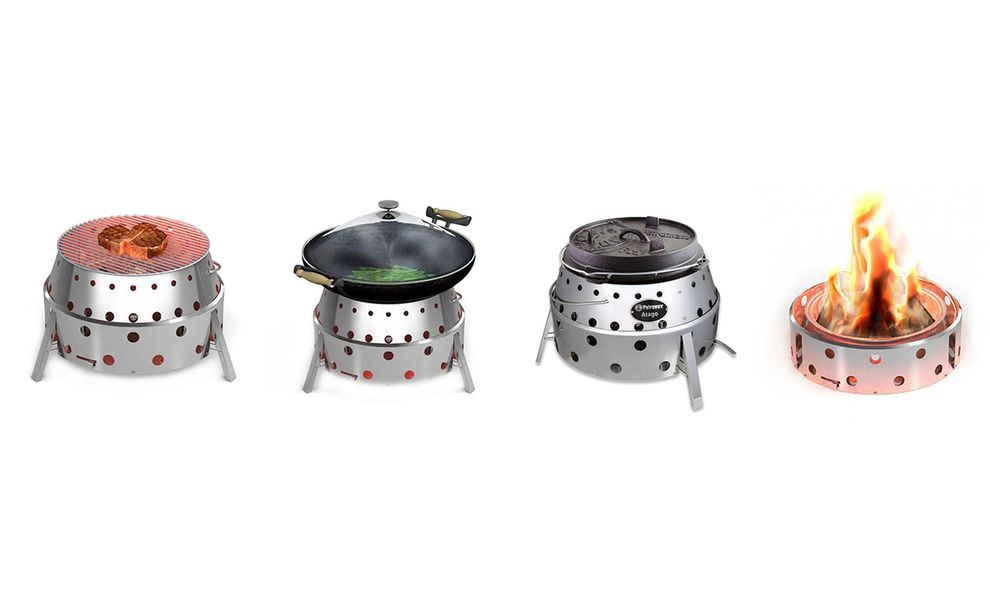 Портативний кемпінговий мангал 4-в-1 Petromax Atago, зображення 27