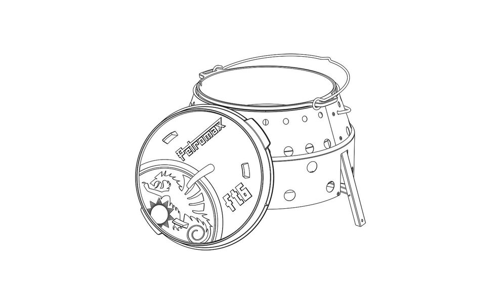 Портативний кемпінговий мангал 4-в-1 Petromax Atago, зображення 26