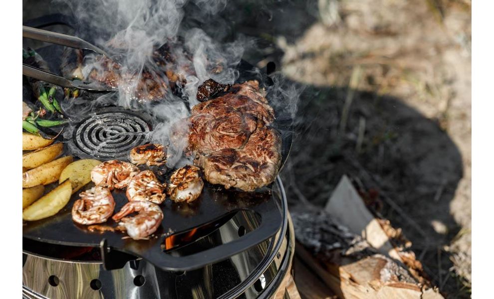 Решітка-гриль для планчі в мангал Petromax Atago, зображення 8