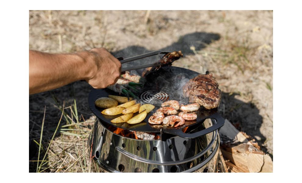 Решітка-гриль для планчі в мангал Petromax Atago, зображення 9