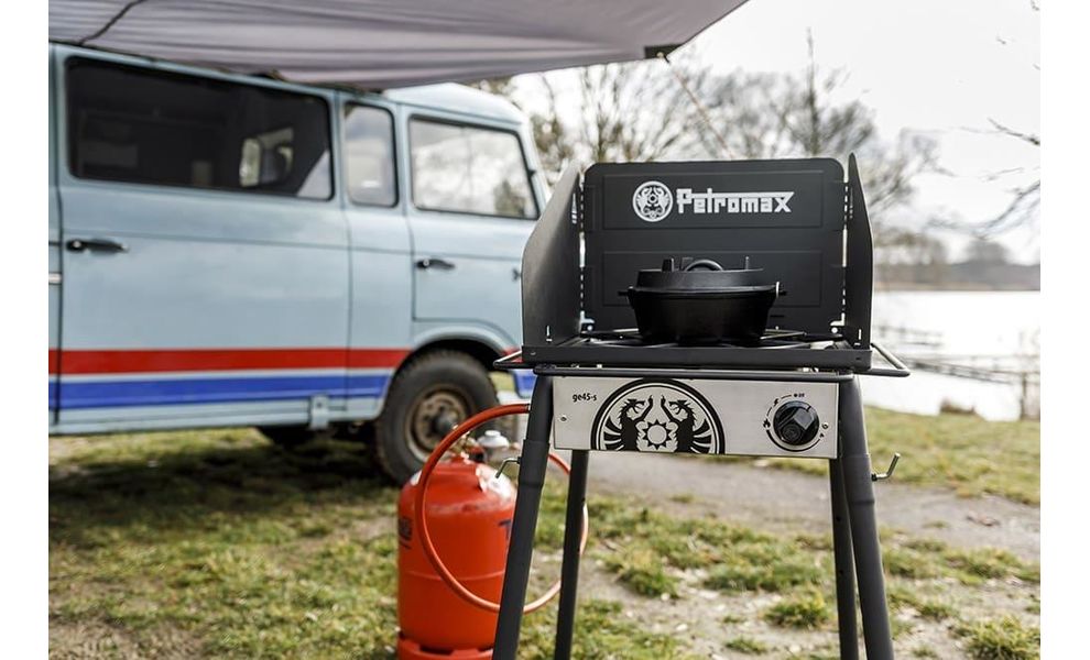 Кемпінгова газова плитка на одну конфорку Petromax Gas Table with Singular Burner для побутових балонів, зображення 9