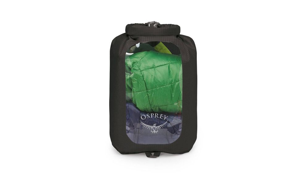 Гермомішок Osprey Ultralight DrySack Window (Black), 12 л, Об'єм: 12, Колір виробника: Black, зображення 2