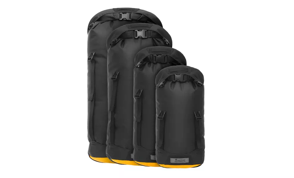 Компресійний гермомішок Sea to Summit Evac Compression Dry Bag HD (Jet Black), 13 л, Об'єм: 13, Колір виробника: Jet Black, зображення 6