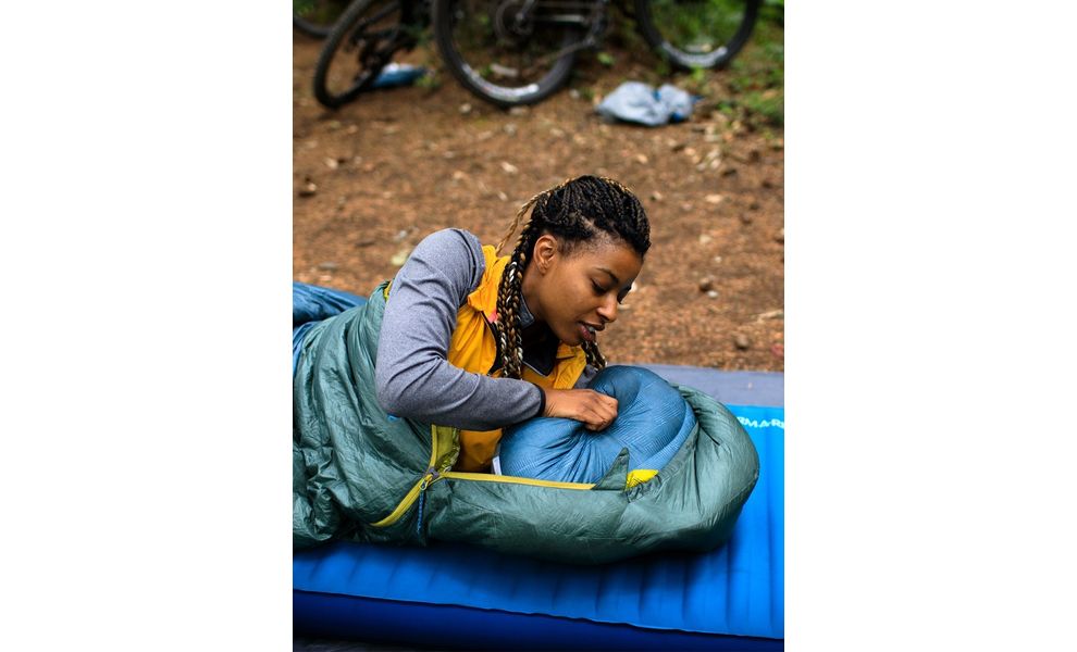 Туристична надувна подушка Therm-a-Rest Air Head Down - Regular (Navy Print), Тип розміру: Regular, Колір виробника: Navy Print, зображення 3