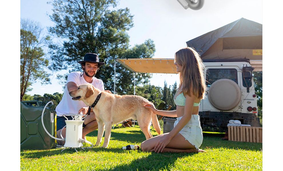 Кемпінговий душ Naturehike NH20SJ018 Vehicle-Mounted Shower, зображення 9