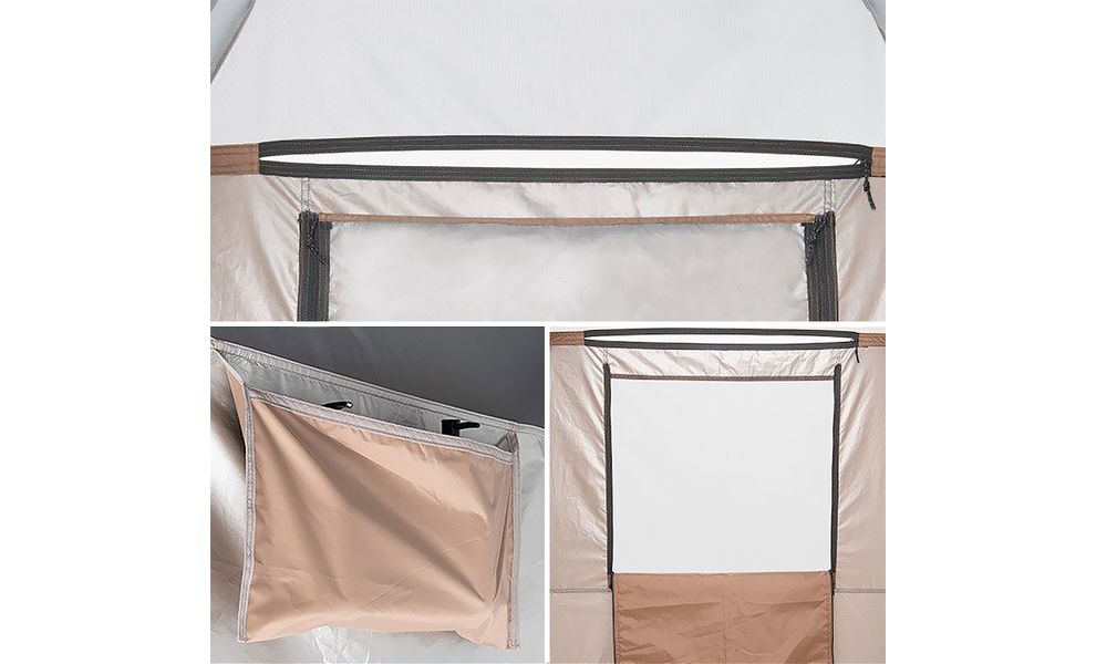 Кемпінговий каркасний тент для душу/туалету Naturehike NH21ZP005, зображення 5