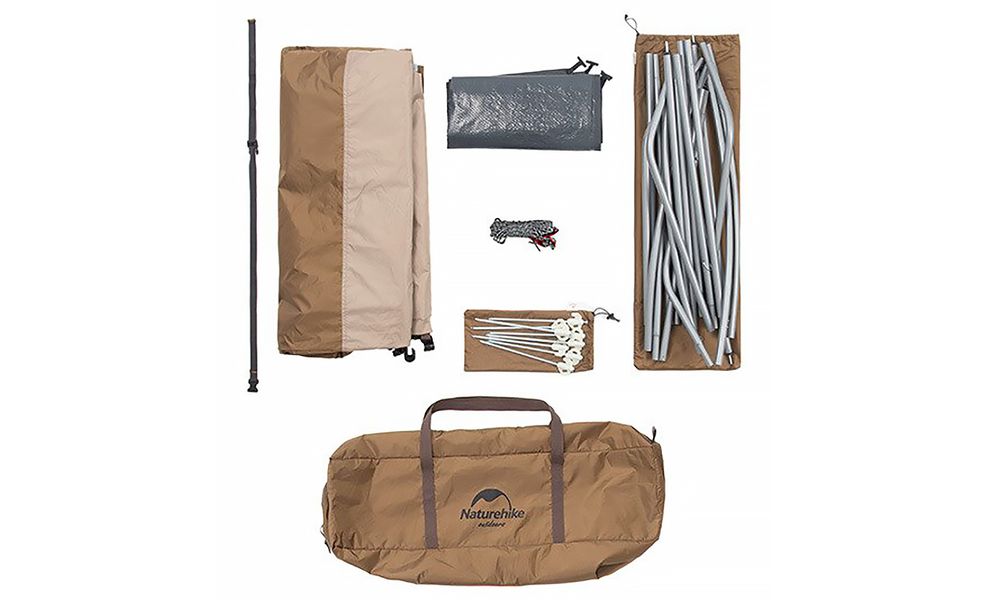 Кемпінговий каркасний тент для душу/туалету Naturehike NH21ZP005, зображення 8