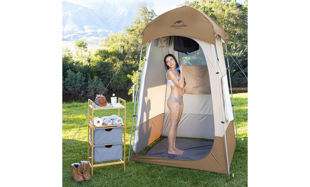Кемпінговий каркасний тент для душу/туалету Naturehike NH21ZP005, зображення 9