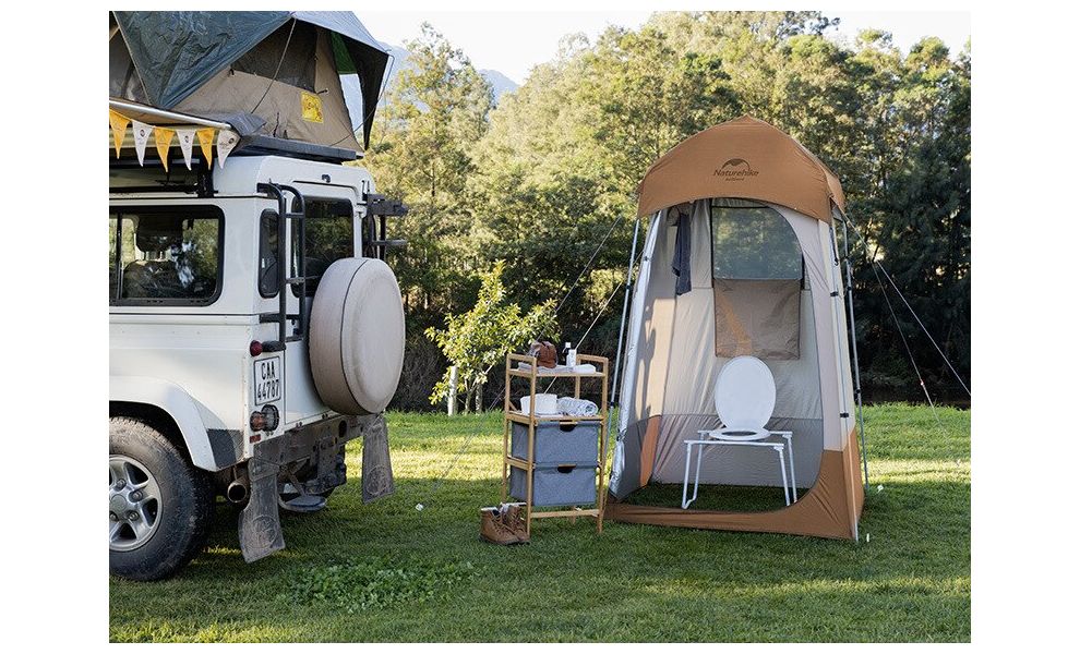 Кемпінговий каркасний тент для душу/туалету Naturehike NH21ZP005, зображення 14