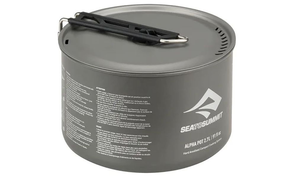Туристична каструля Sea to Summit Alpha на 3,7 л, анодований алюміній, Об'єм: 3,7, зображення 3