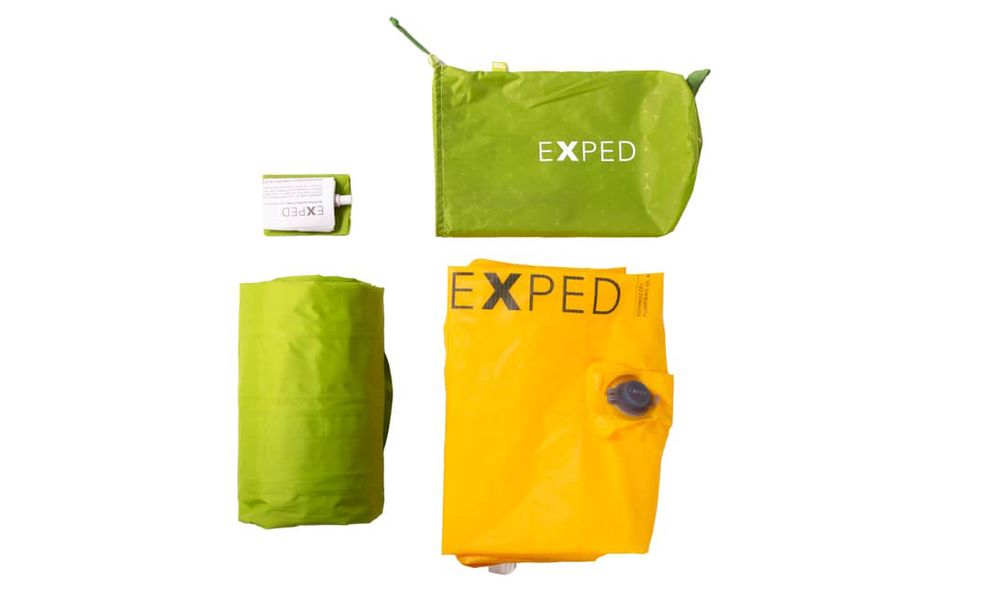 Двомісний надувний каремат Exped Ultra 1R - Duo LW: з мішком-насосом, Товщина: 7, Тип розміру: Duo LW, Колір виробника: Lichen, зображення 5