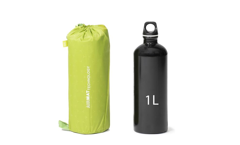 Надувний каремат Exped Ultra 1R - M: з мішком-насосом, Товщина: 7, Тип розміру: M, Колір виробника: Lichen, зображення 4