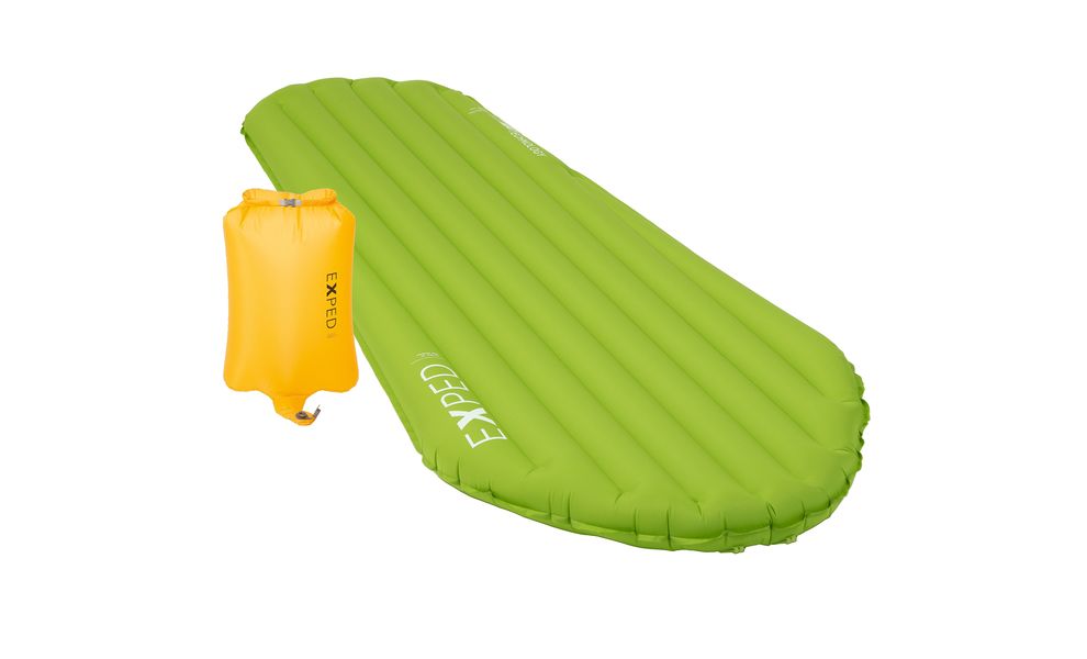Надувний каремат Exped Ultra 1R - Mummy MW: з мішком-насосом, Товщина: 7, Тип розміру: Mummy MW, Колір виробника: Lichen, зображення 3