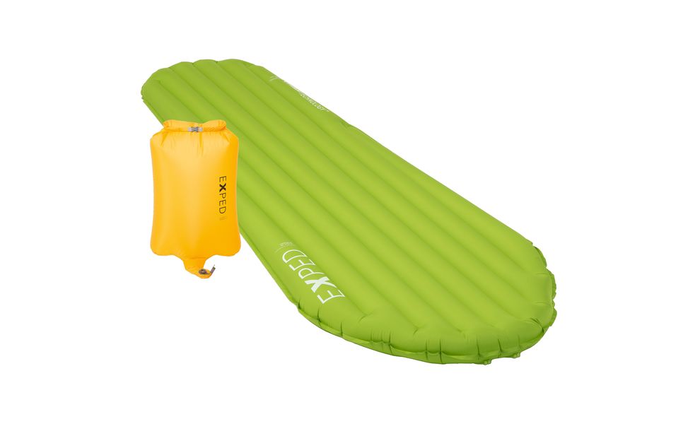 Надувний каремат Exped Ultra 3R - Mummy M: з мішком-насосом, Товщина: 7, Тип розміру: Mummy M, Колір виробника: Lichen, зображення 3