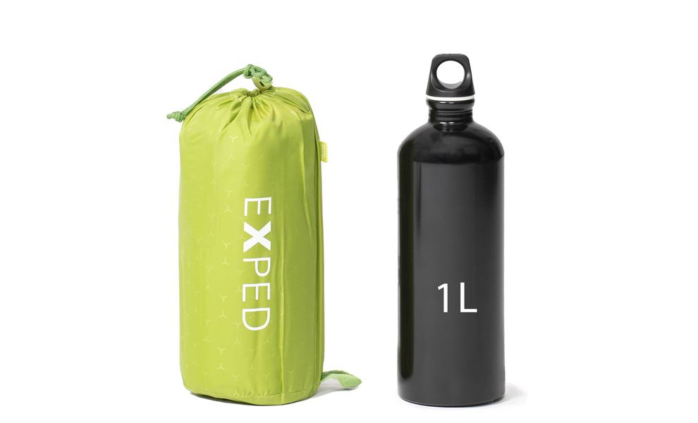 Надувний каремат Exped Ultra 3R - Mummy M: з мішком-насосом, Товщина: 7, Тип розміру: Mummy M, Колір виробника: Lichen, зображення 4