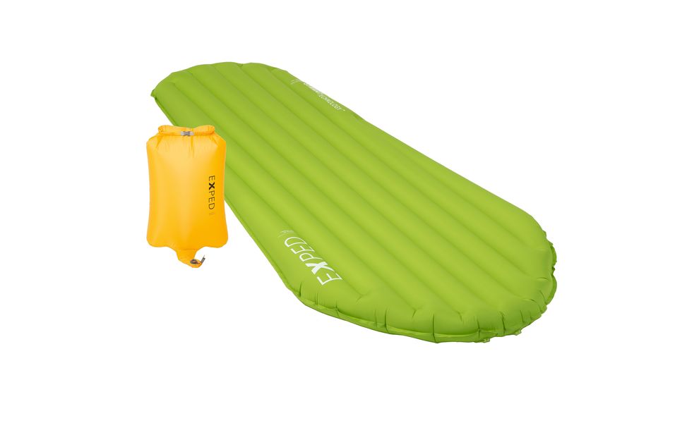 Надувний каремат Exped Ultra 3R - Mummy MW: з мішком-насосом, Товщина: 7, Тип розміру: Mummy MW, Колір виробника: Lichen, зображення 3