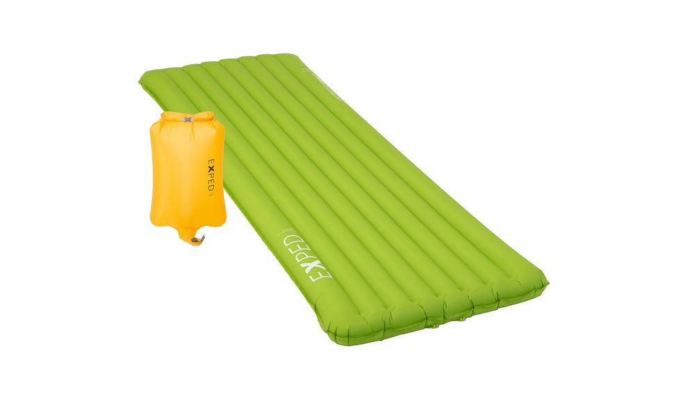 Надувний каремат Exped Ultra 5R - M: з мішком-насосом, Товщина: 7, Тип розміру: M, Колір виробника: Lichen, зображення 3