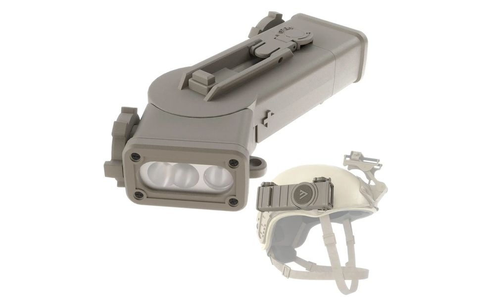 Налобний ліхтар на батарейках Mactronic Storm 1LP з червоним світлом, зображення 2