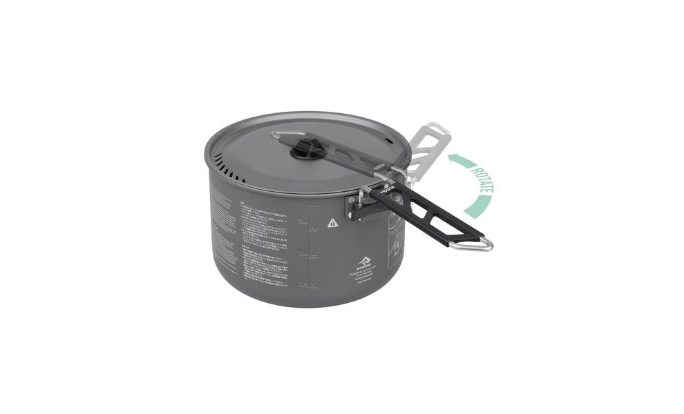 Похідний набір посуду з анодованого алюмінію Sea to Summit Alpha - Set 2.2 на 2 особи: 2 каструлі, 2 миски, 2 стакани, Тип комплекту: Set 2.2, зображення 3