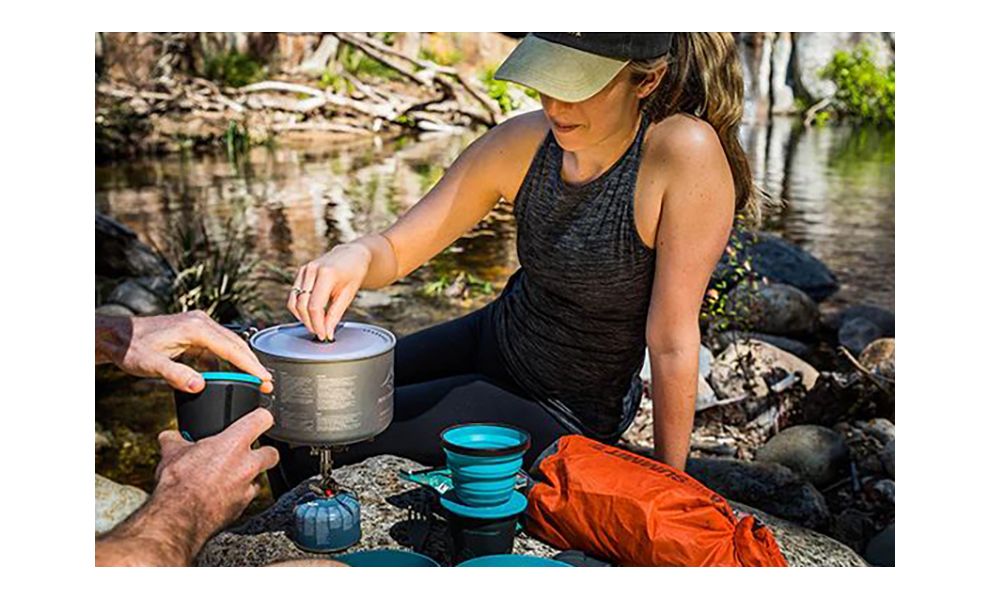 Похідний набір посуду з анодованого алюмінію Sea to Summit Alpha - Set 2.2 на 2 особи: 2 каструлі, 2 миски, 2 стакани, Тип комплекту: Set 2.2, зображення 7