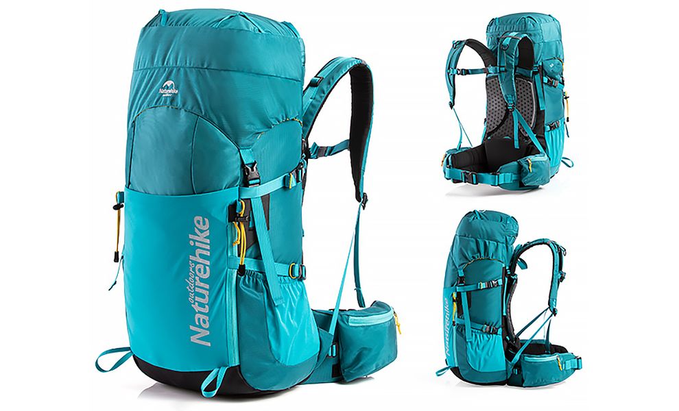 Рюкзак Naturehike NH18Y045-Q Trekking 45 (Black), Об'єм: 45, Колір виробника: Black, зображення 2