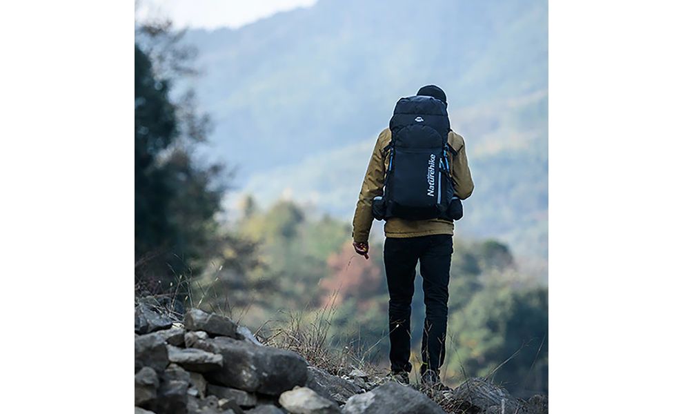 Рюкзак Naturehike NH18Y045-Q Trekking 45 (Black), Об'єм: 45, Колір виробника: Black, зображення 10