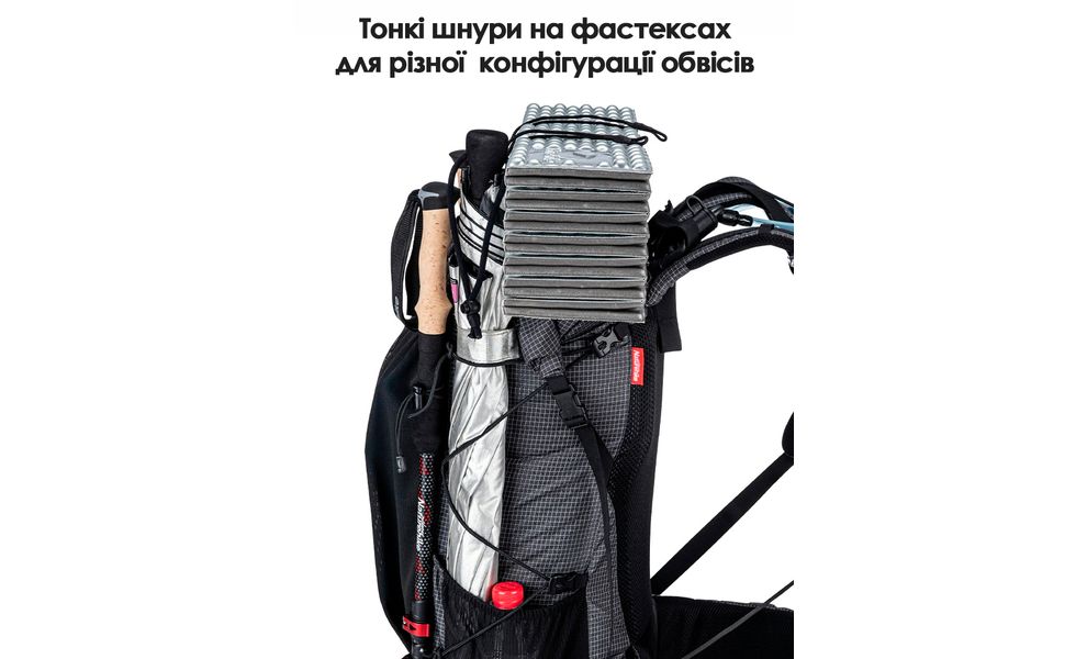 Рюкзак Naturehike NH20BB113 Rock 40 (Black), Об'єм: 40+5, Колір виробника: Black, зображення 5