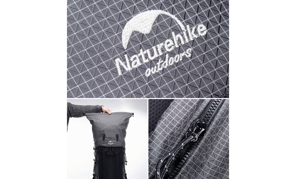 Рюкзак Naturehike NH20BB113 Rock 40 (Black), Об'єм: 40+5, Колір виробника: Black, зображення 7