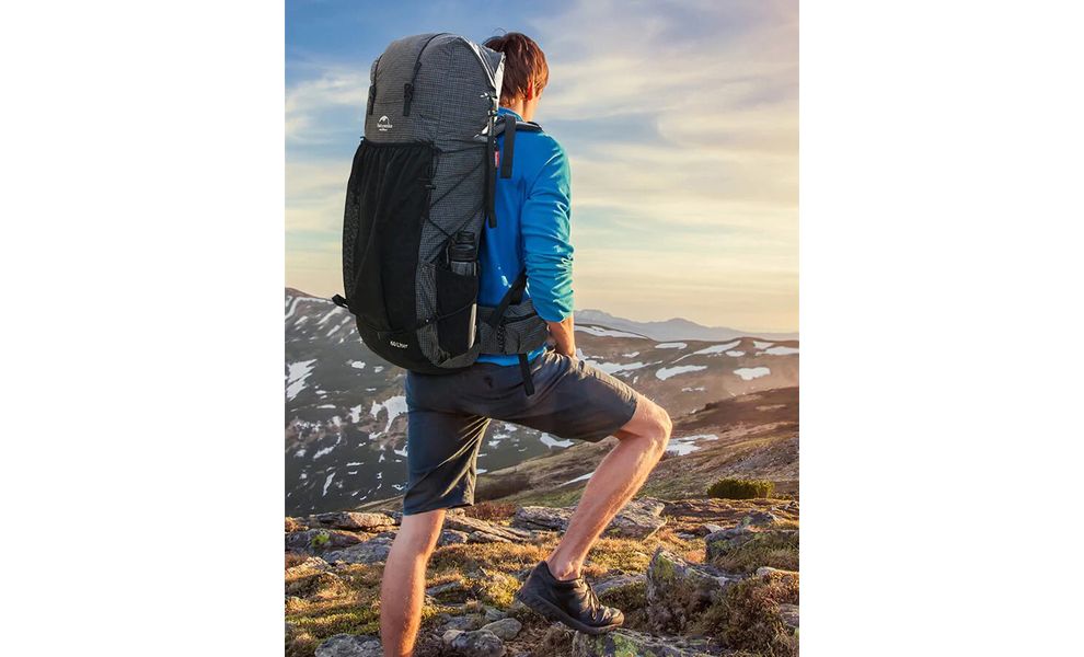 Рюкзак Naturehike NH20BB113 Rock 40 (Black), Об'єм: 40+5, Колір виробника: Black, зображення 11