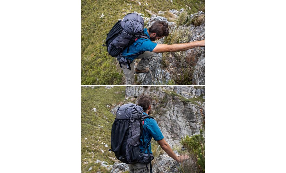 Рюкзак Naturehike NH20BB113 Rock 40 (Black), Об'єм: 40+5, Колір виробника: Black, зображення 14