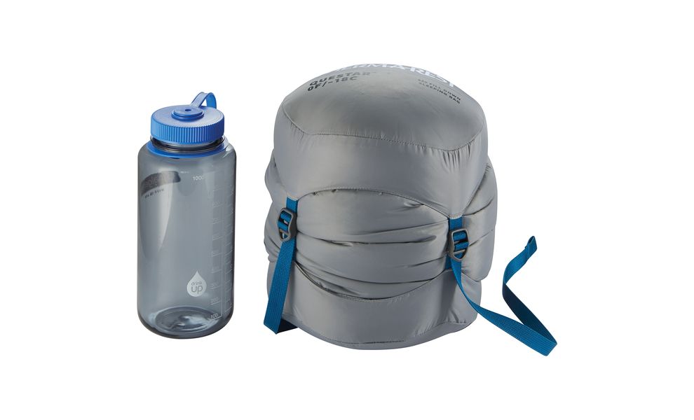 Зимовий пуховий спальник Therm-a-Rest Questar -18C - Small до -18°C: з капюшоном, Максимальний зріст користувача: 168, Колір: Balsam, Сторона застібки: ліва, зображення 7