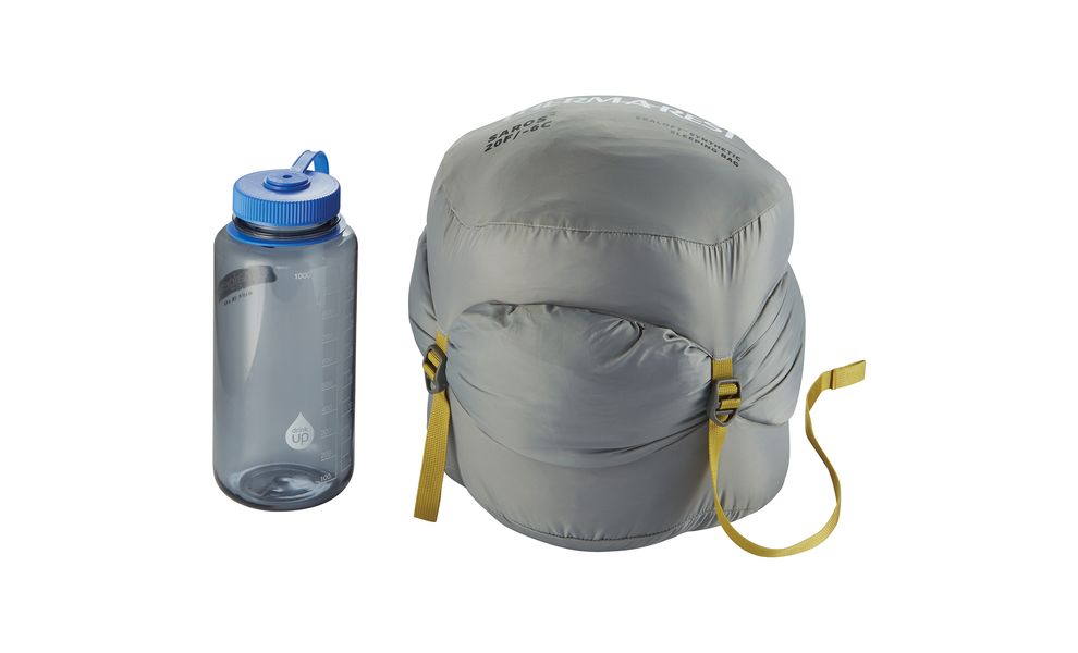 Демісезонний туристичний спальник Therm-a-Rest Saros -6С - Long до -6°C: з капюшоном, Максимальний зріст користувача: 198, Колір: Stargazer, Сторона застібки: ліва, зображення 7