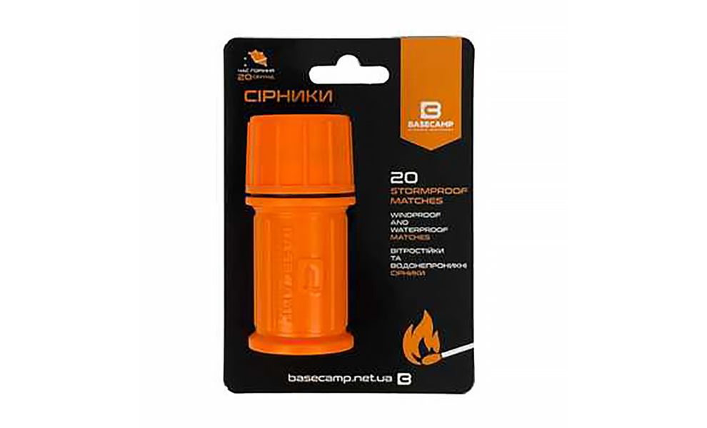 Сірники мисливські BaseCamp Stormproof Matches, 20 шт., зображення 3