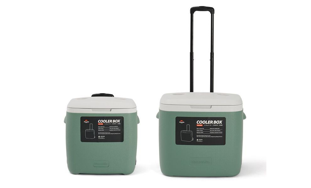 Термобокс на колесах Naturehike NH20SJ021 (Green), 38 л, Об'єм: 38, Колір: Green, зображення 3